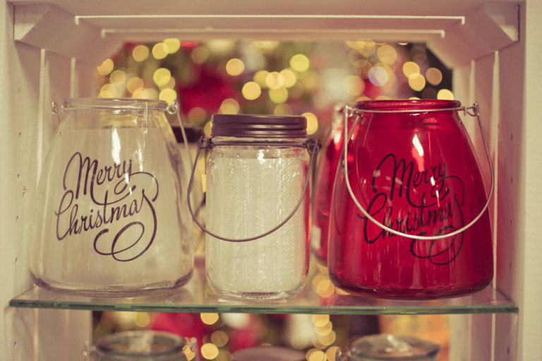Jar Lid and Jar Candle Decoration