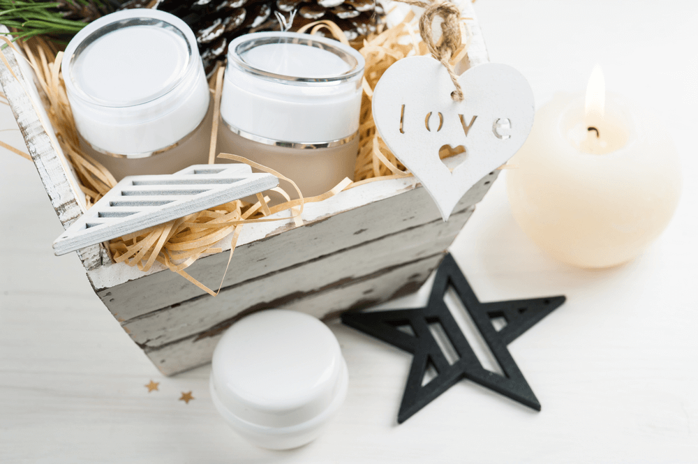 Valentine Candle Gift Basket Valentine Candle Gift Basket