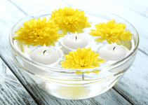 floating candle bowls