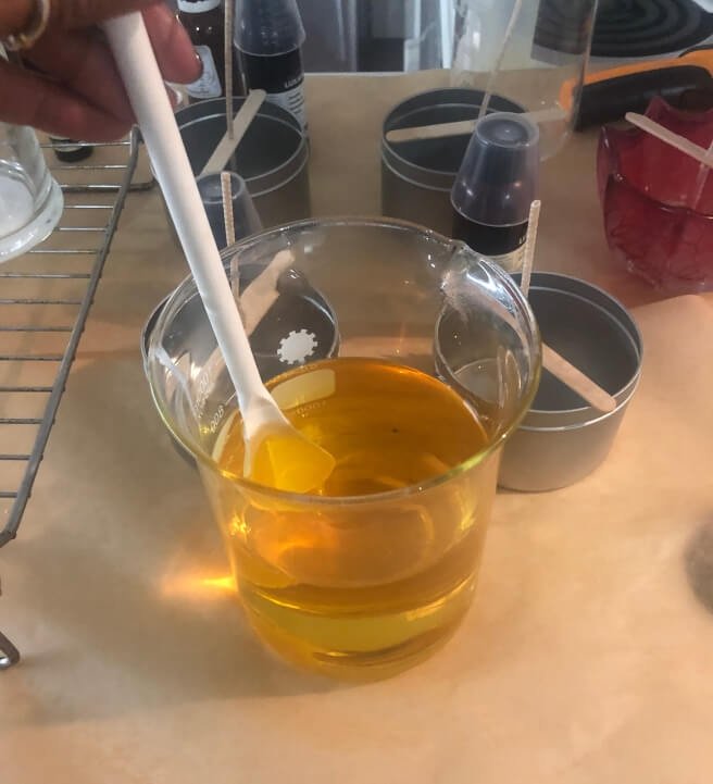 Used Candle Wax 1 Used Candle Wax