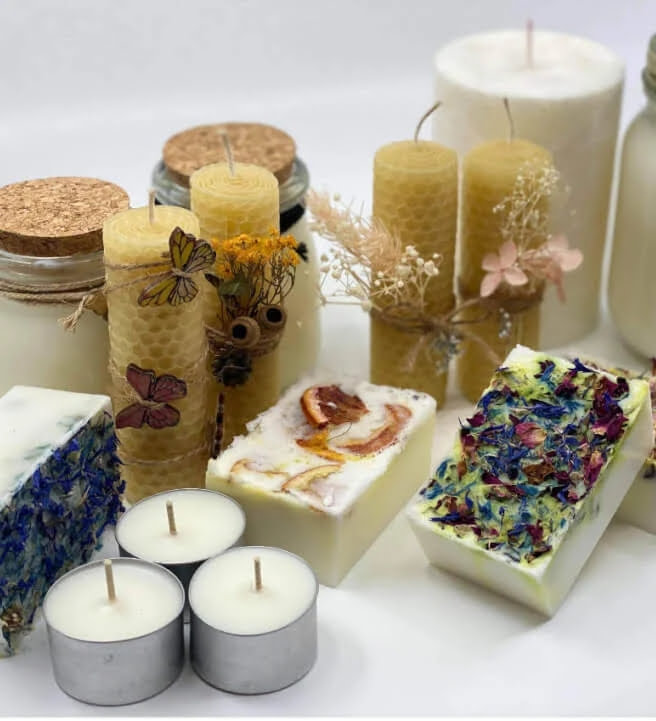 what are root candles made of