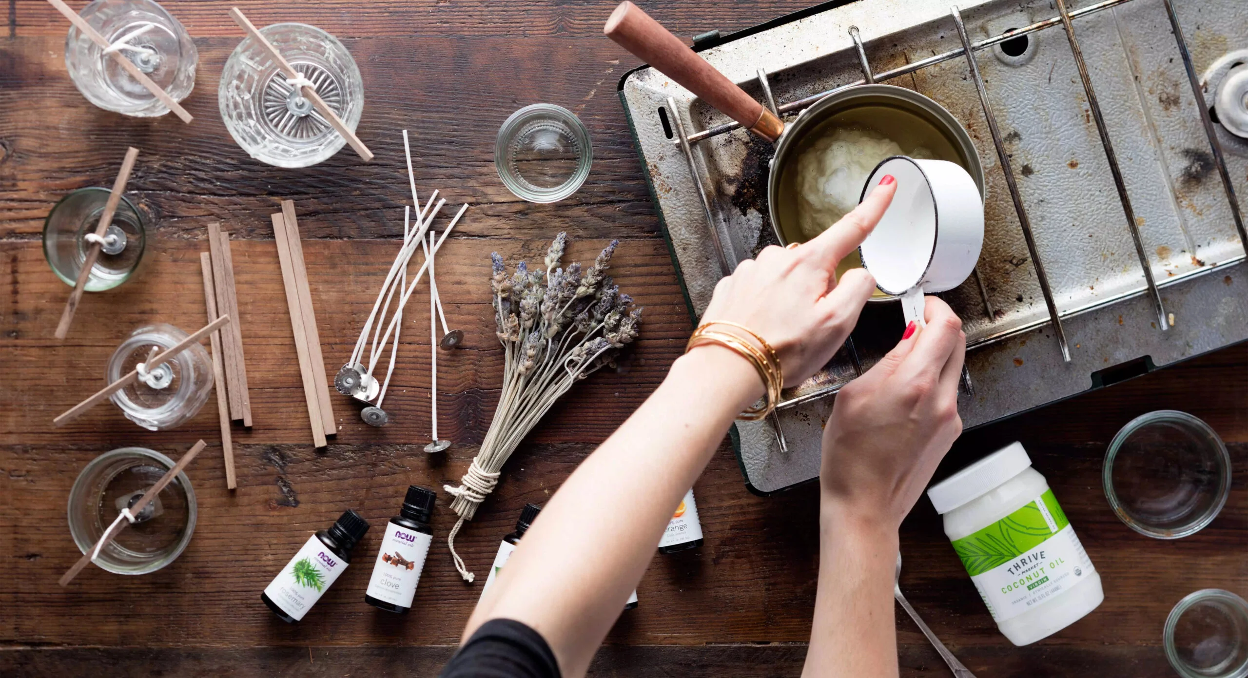 Gel Wax Candle Making