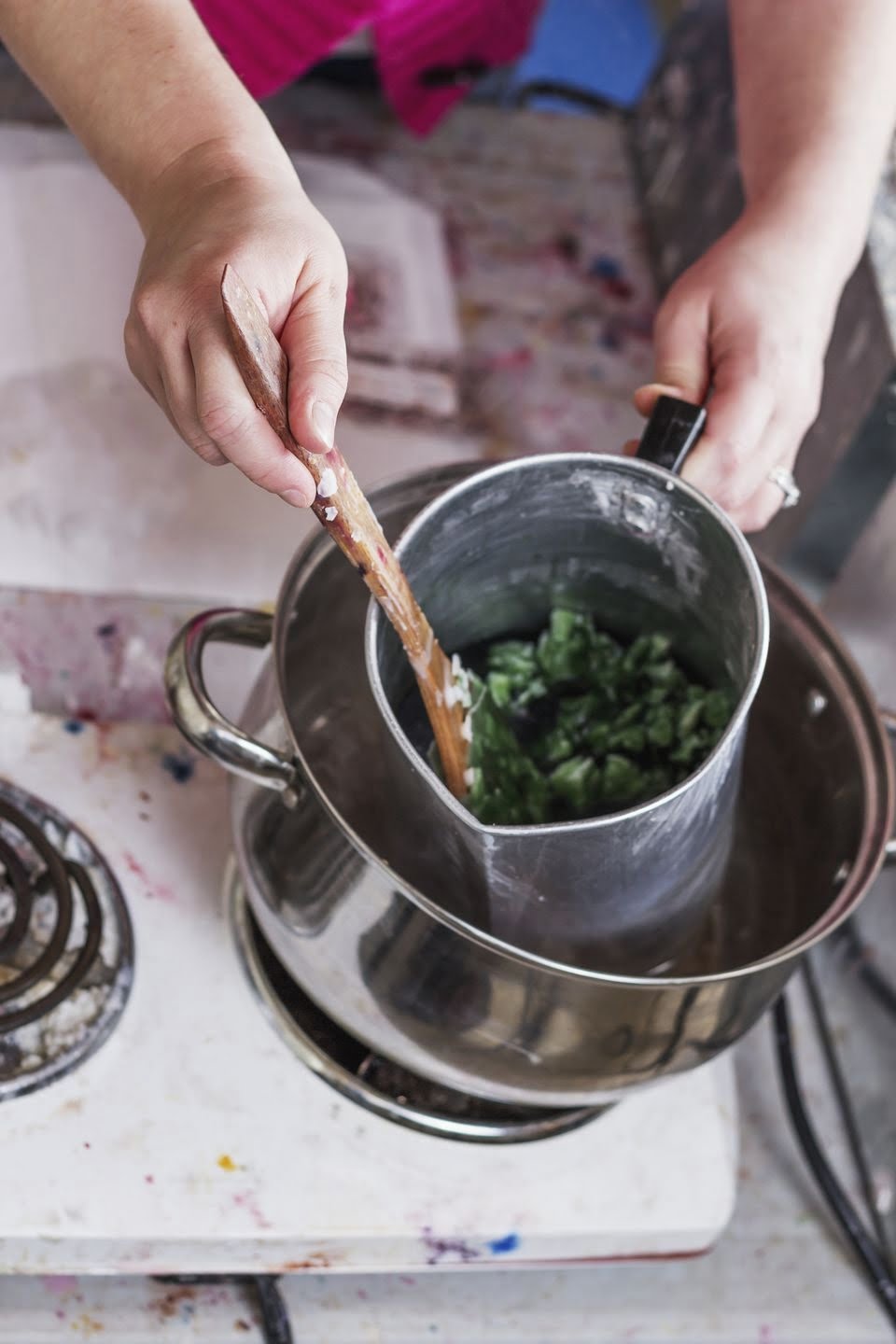 Wax Melter For Making Candles