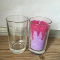 Making Fall Decoration With Candle Jars