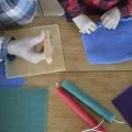 Making Lavender Beeswax Candles