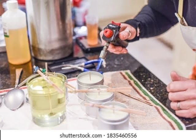 Making Candles From Leftover Wax