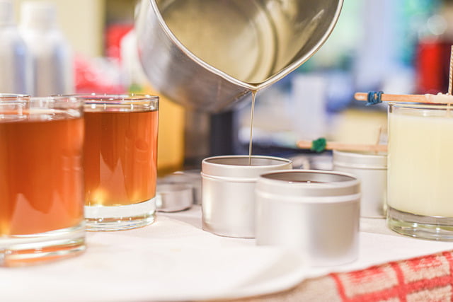 Layered And Textured Candle Making Techniques