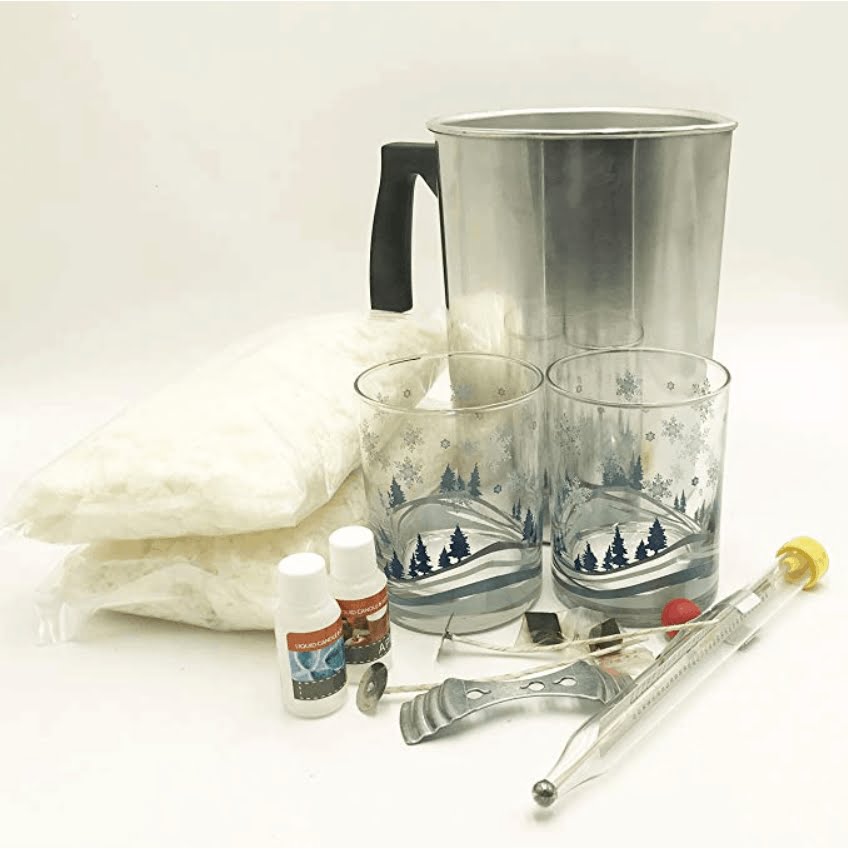 Chocolate Candle Making 1 Deliciously scented chocolate candle making kit for a sweet and aromatic ambiance