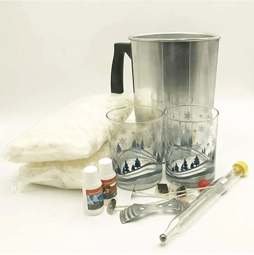 Deliciously scented chocolate candle making kit for a sweet and aromatic ambiance