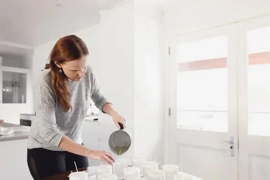 When making candles, add fragrance to soy wax during the pouring process for optimal scent distribution