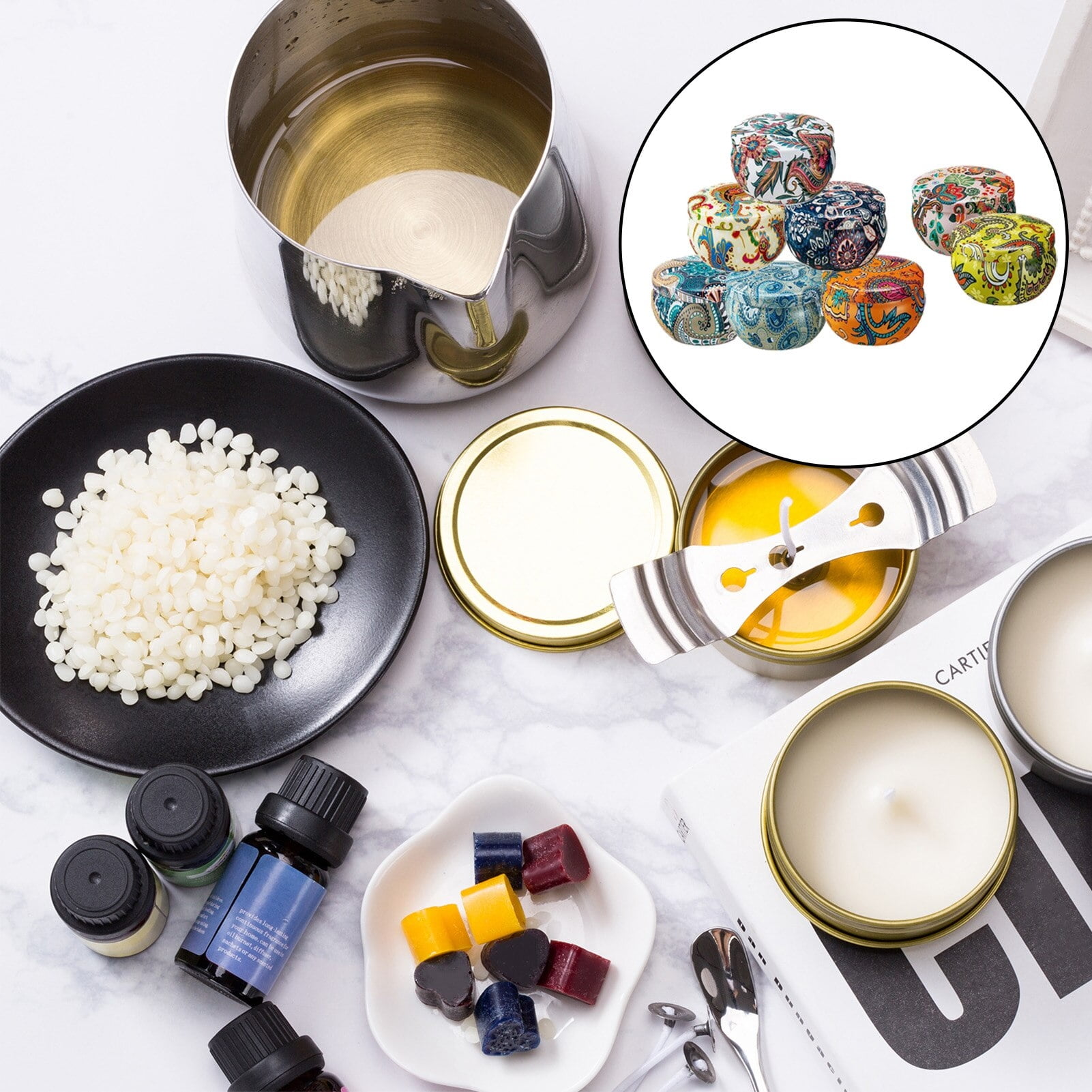 Step-by-step guide for troubleshooting issues encountered during the process of making candles