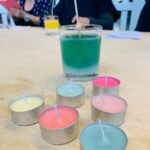 What Is a Second Pour in Candle Making Illustration of a second pour during candle making process