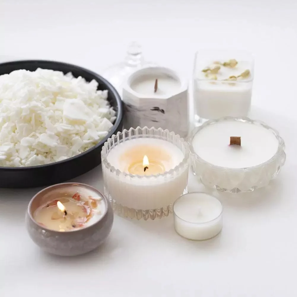 Large, heat-resistant glass or metal pot for candle making