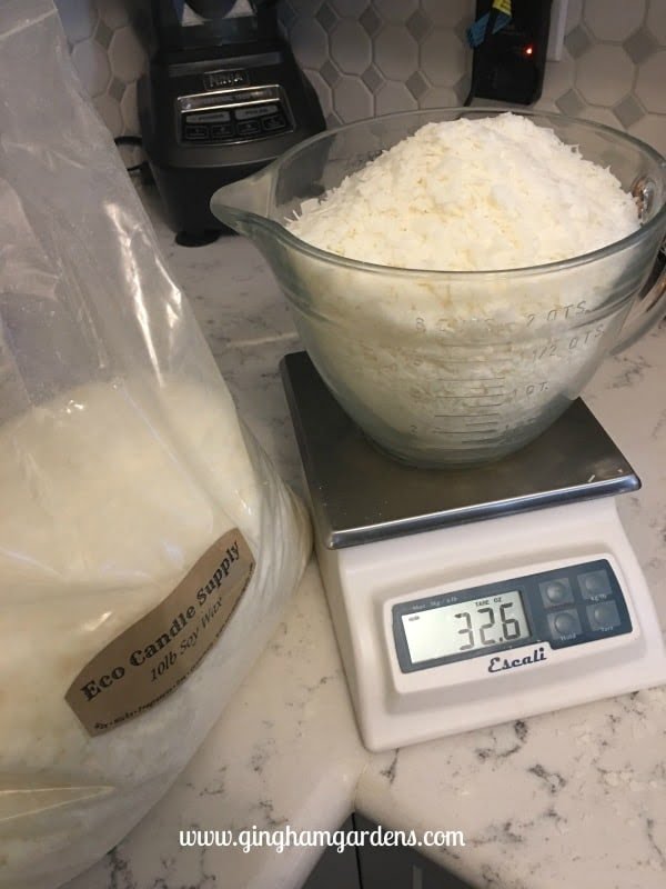 Step-by-step NATURES BLOSSOM candle making guide for beginners