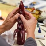 Step-by-step guide to making taper candles at home using various methods and materials