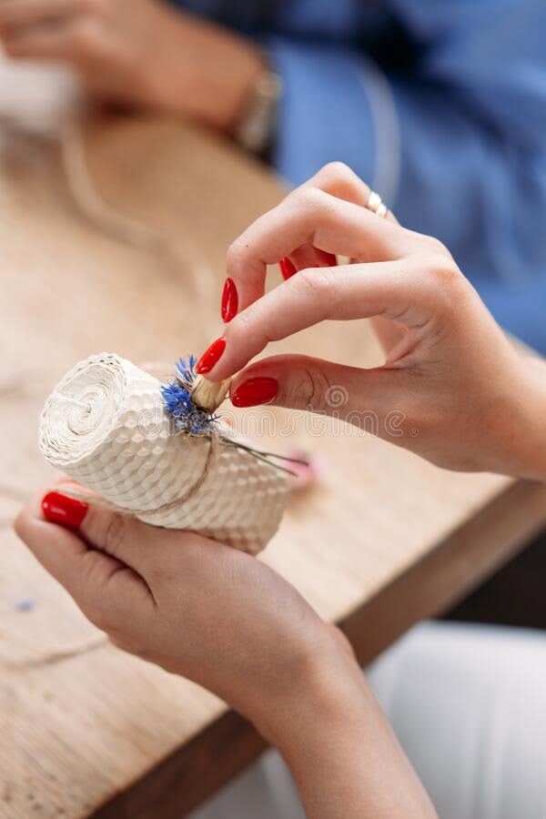 Highly fragrant essential oils like lavender, vanilla, and citrus are ideal for candle making